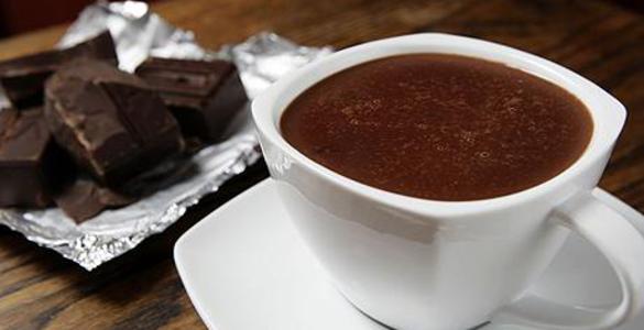 Рецепт настоящего горячего шоколада.